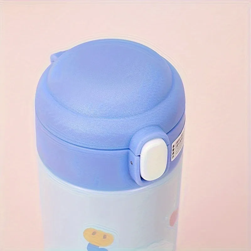 1pc, Cartoon Vacuum Flask, 304 Stainless Steel Insulated Water Bottles, Cute Kawaii Travel Thermal Cups, For Hot And Cold Beverages, Summer Winter Drinkware, Gifts