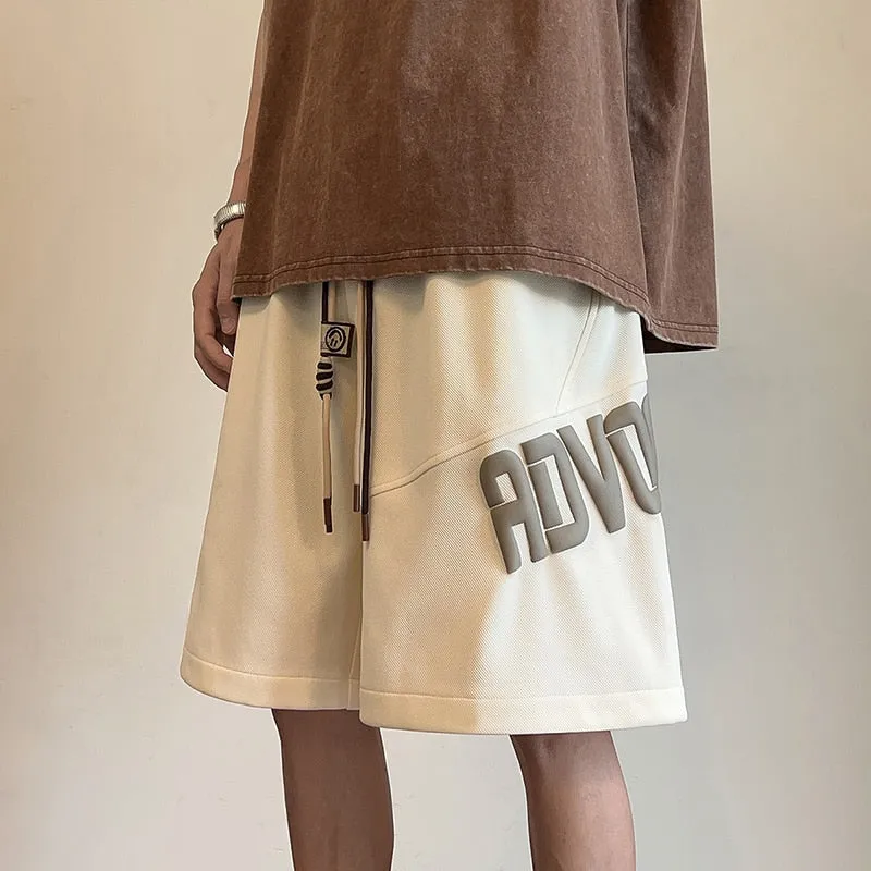2023 Summer Foam Printing Shorts For Man Fashion Hip Hop Baggy Track Pants Basketball Shorts Male Knee Breeches