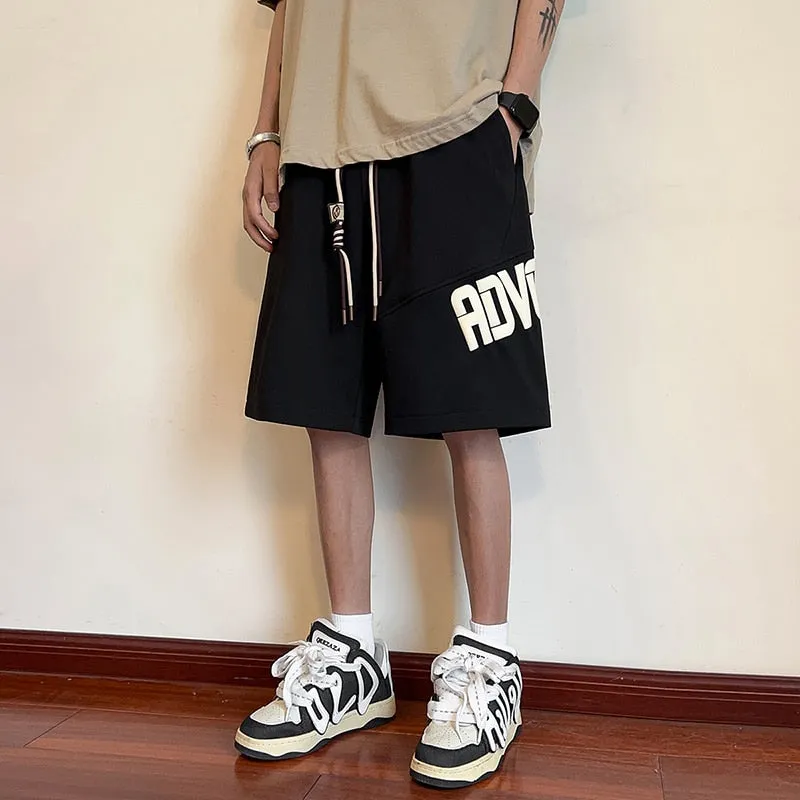 2023 Summer Foam Printing Shorts For Man Fashion Hip Hop Baggy Track Pants Basketball Shorts Male Knee Breeches
