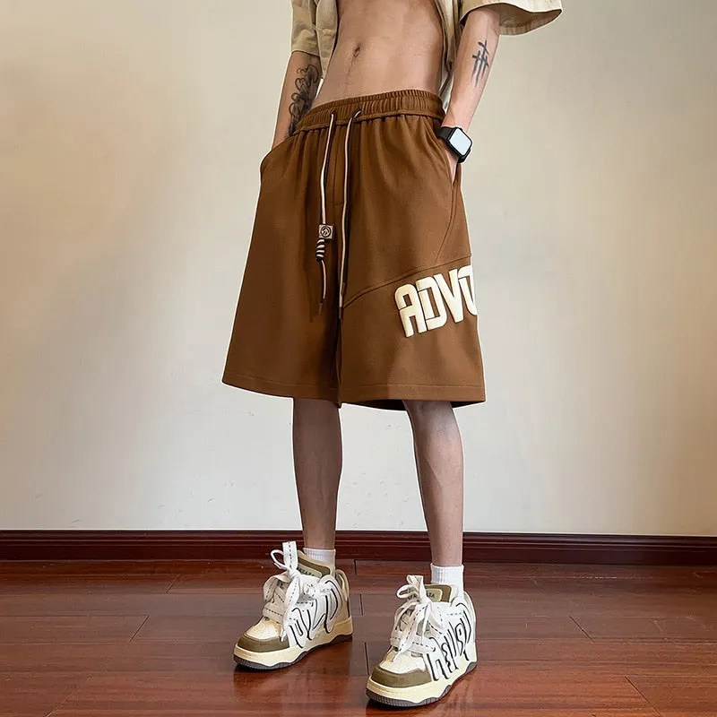 2023 Summer Foam Printing Shorts For Man Fashion Hip Hop Baggy Track Pants Basketball Shorts Male Knee Breeches