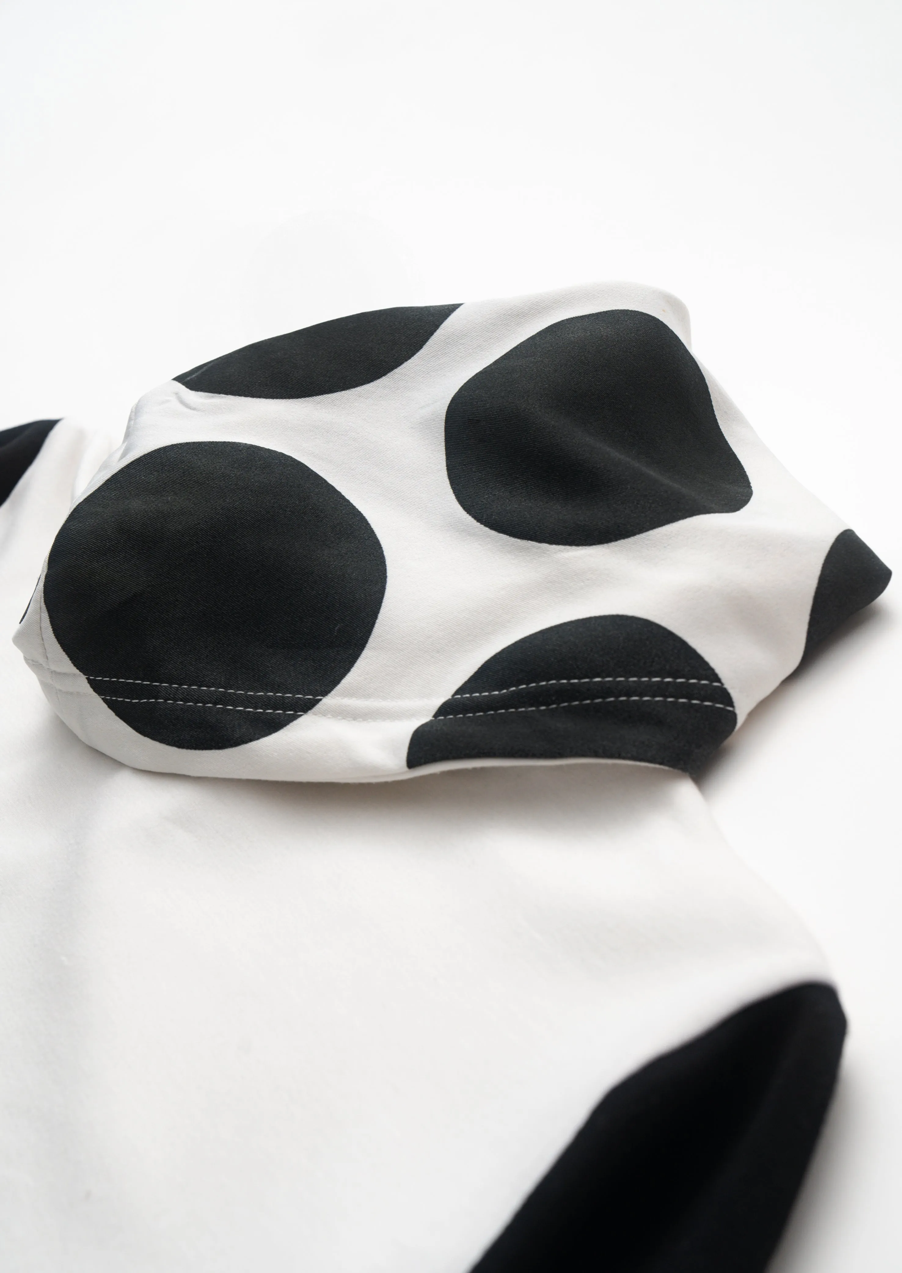 φ20inch dots Zip Parka / WHT