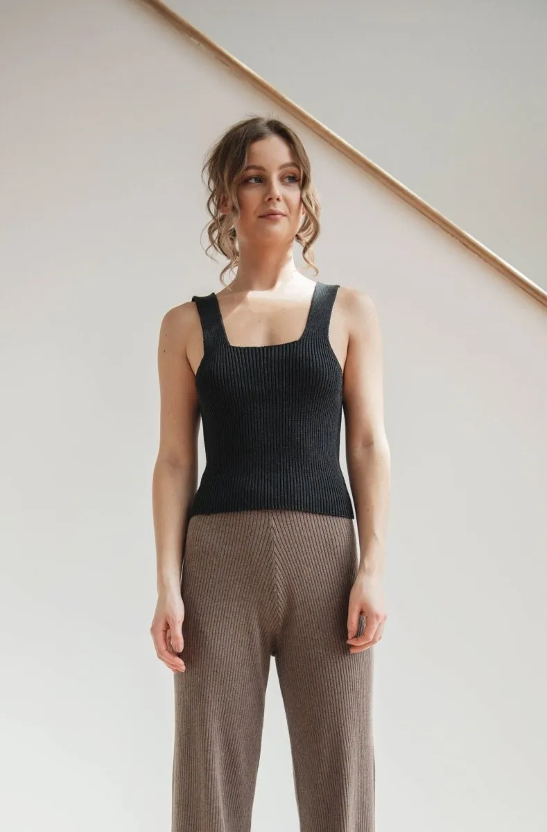 Carolyn Ferreira Rib Tank (Onyx)