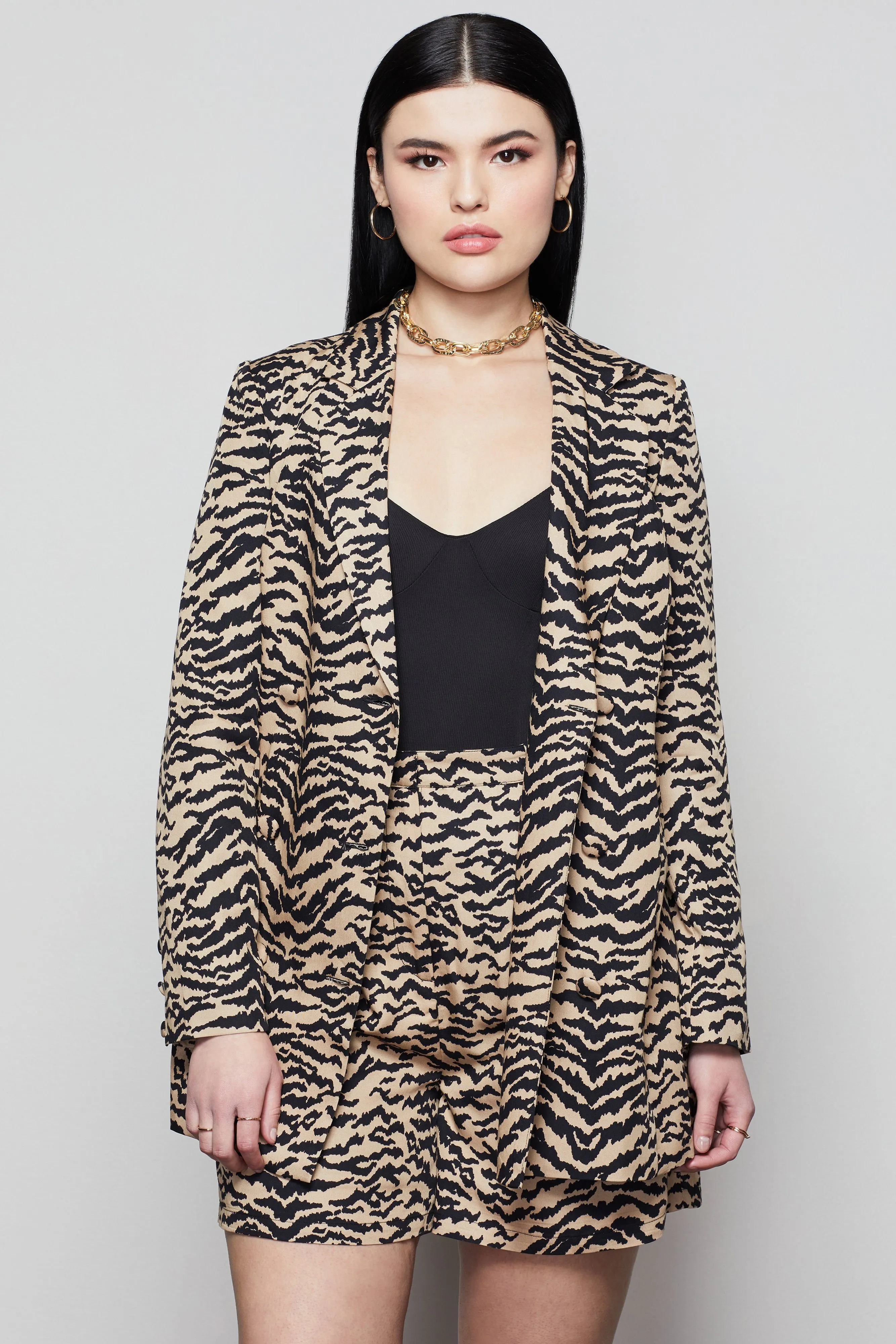 EXEC BLAZER | SAND ZEBRA001