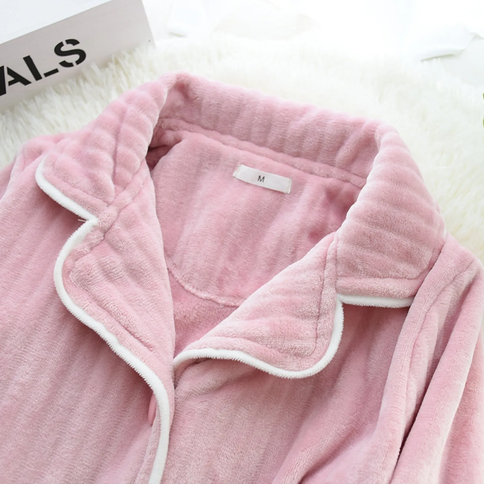 Faux Fur Textured Pajama Coordinates