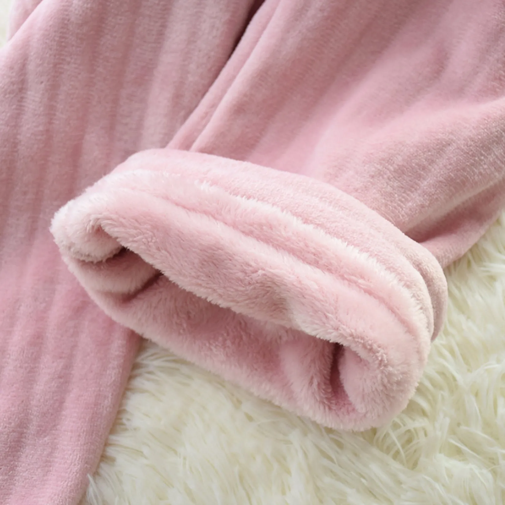 Faux Fur Textured Pajama Coordinates