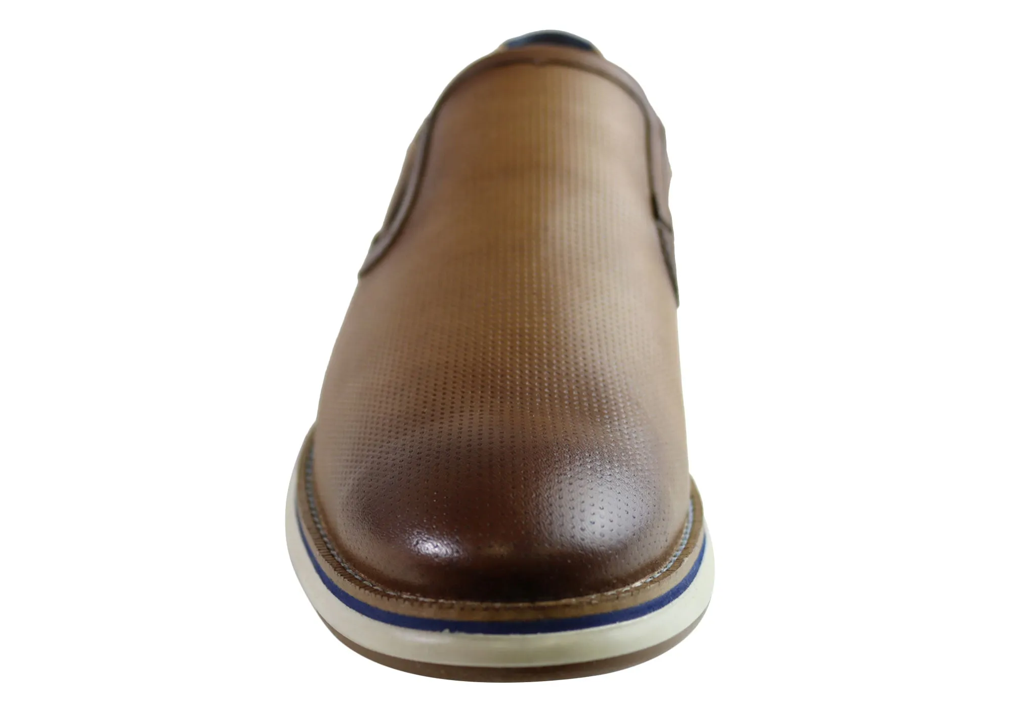 Ferricelli Lawrence Mens Comfort Leather Slip On Shoes Made In Brazil