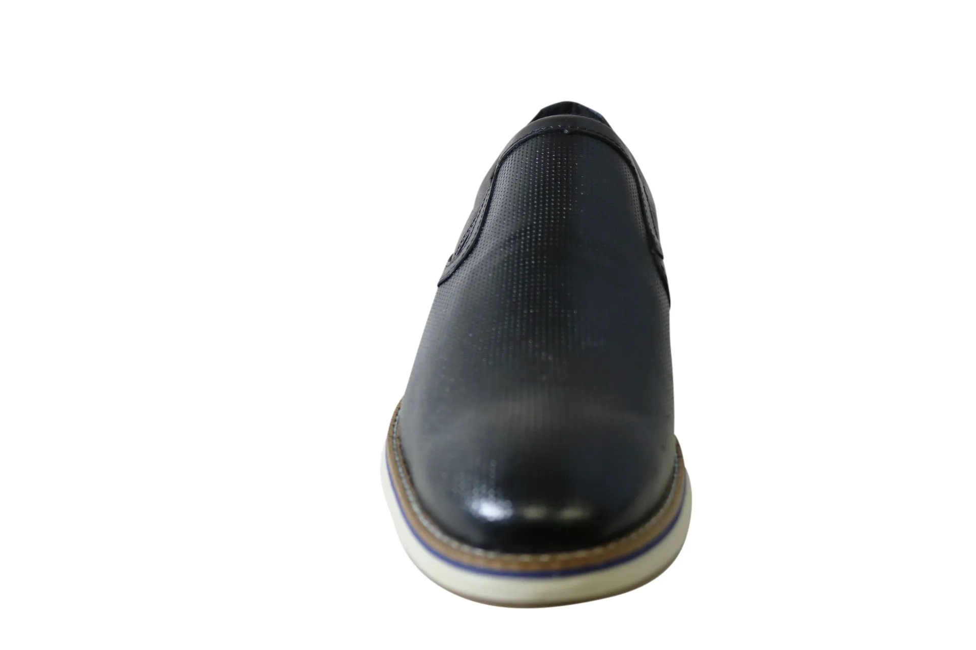 Ferricelli Lawrence Mens Comfort Leather Slip On Shoes Made In Brazil