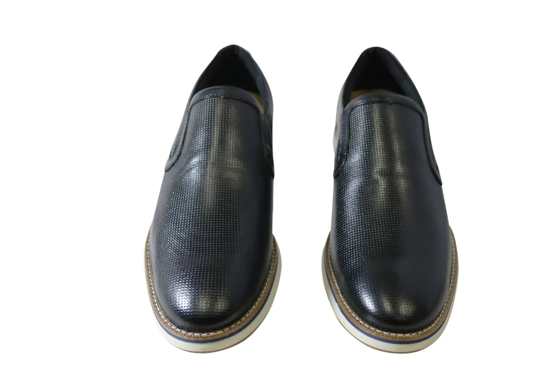 Ferricelli Lawrence Mens Comfort Leather Slip On Shoes Made In Brazil