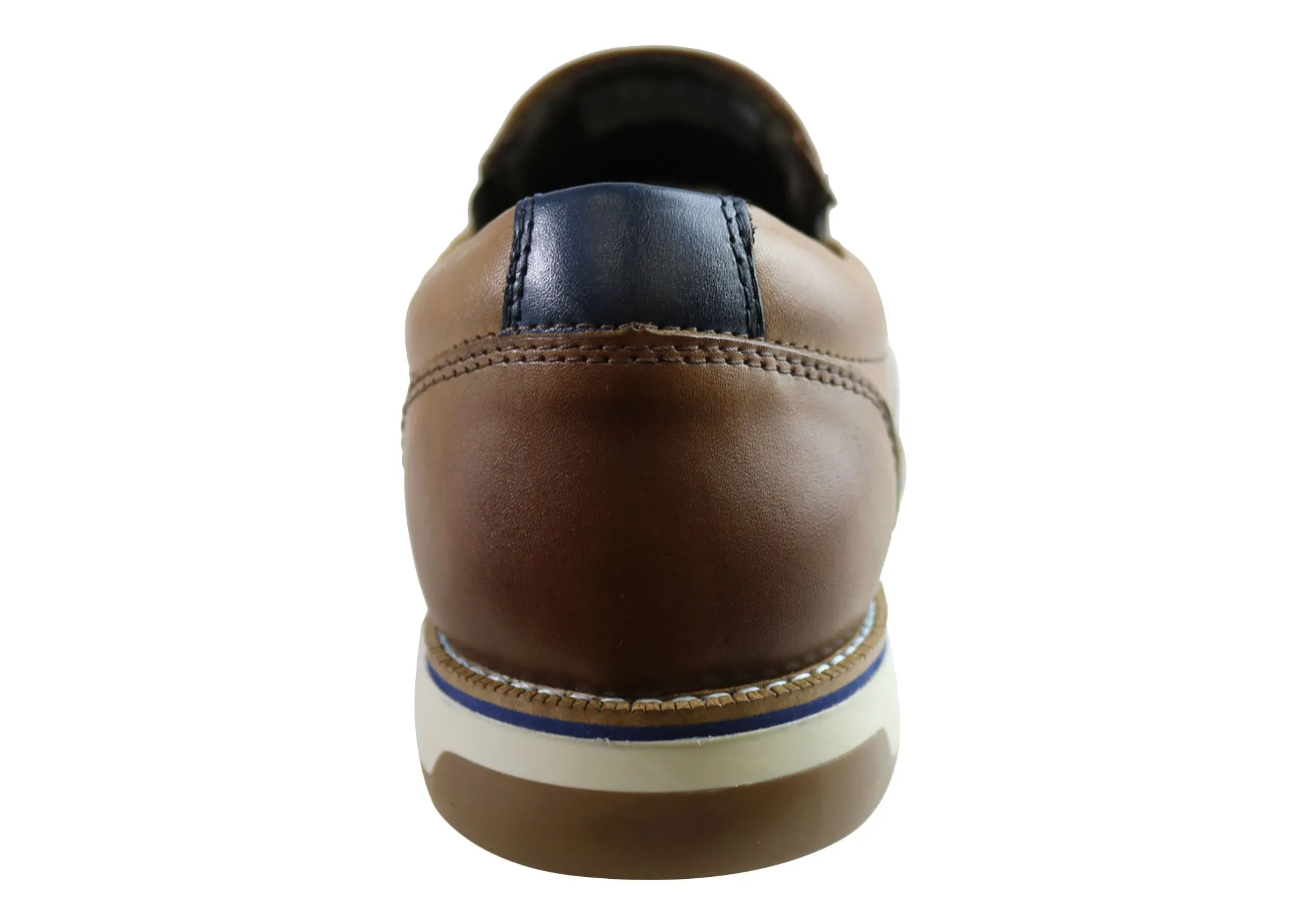 Ferricelli Lawrence Mens Comfort Leather Slip On Shoes Made In Brazil