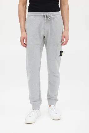 Grey Cargo Patch Jogger