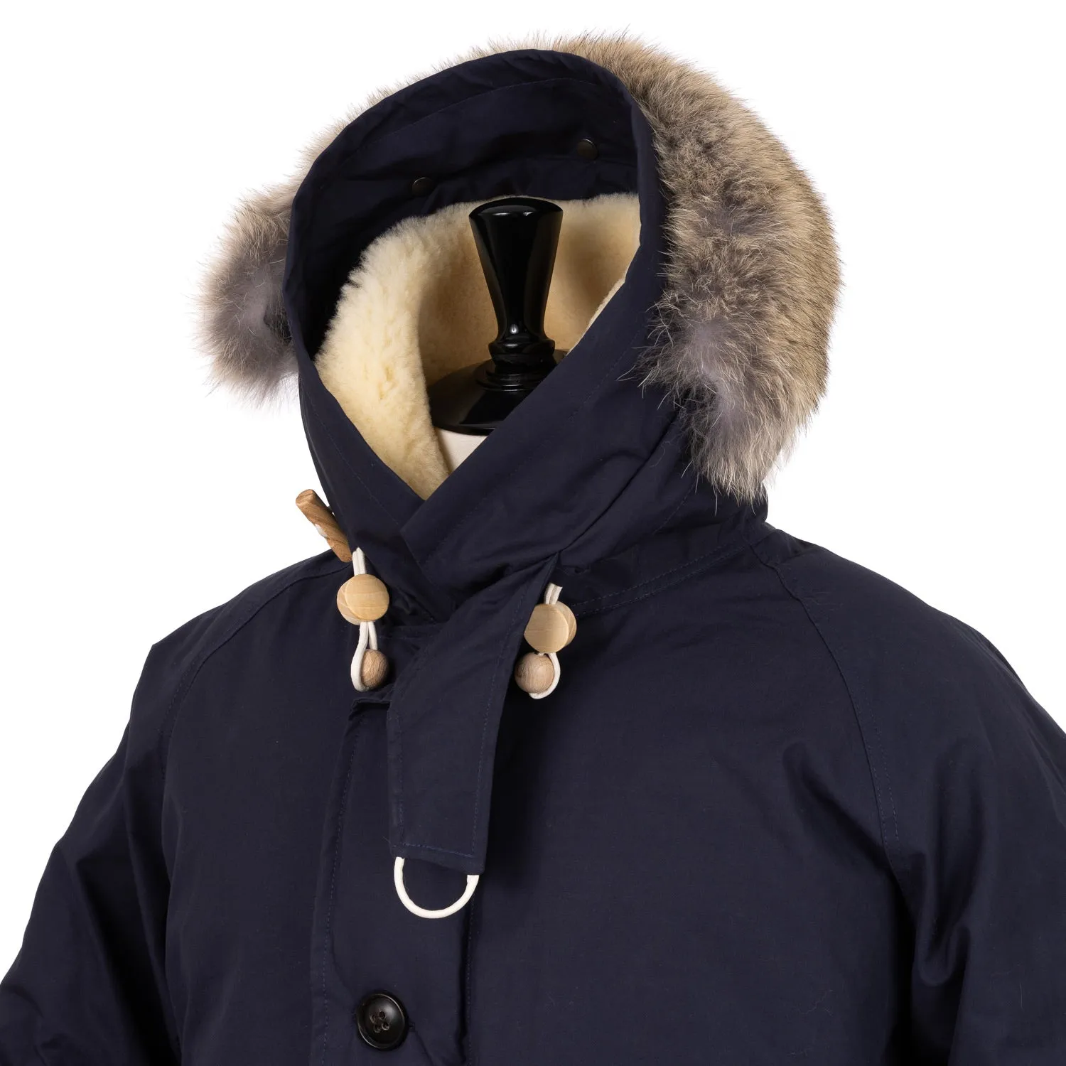Nigel Cabourn x MJ: Down Parka "Iconic Everest" made of Ventile cotton