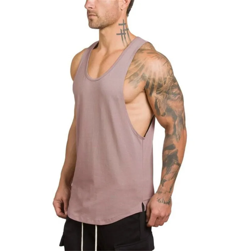 Nsqured Men's Bodybuilding Stringer Tank Top