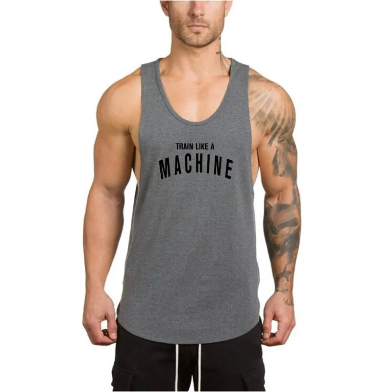 Nsqured Men's Bodybuilding Stringer Tank Top