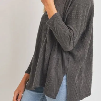 Oversize Long Sleeve Sweater Top