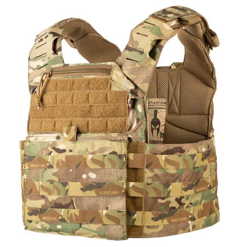 Spartan Armor Systems Omega™ AR500 Level III Body Armor and Leonidas Plate Carrier Package
