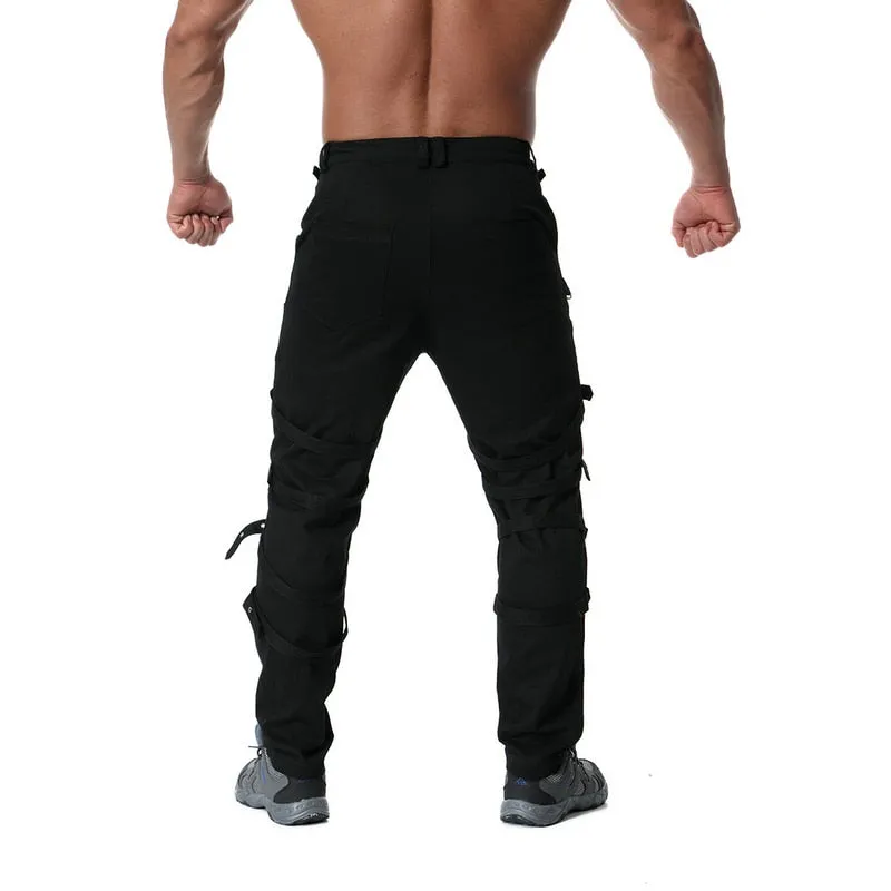 Top Quality Metal Decoration Zippers Cargo Pants Hip Hop Jogger High Street Sweatpants Drop Shipping ABZ183