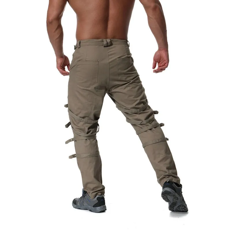 Top Quality Metal Decoration Zippers Cargo Pants Hip Hop Jogger High Street Sweatpants Drop Shipping ABZ183