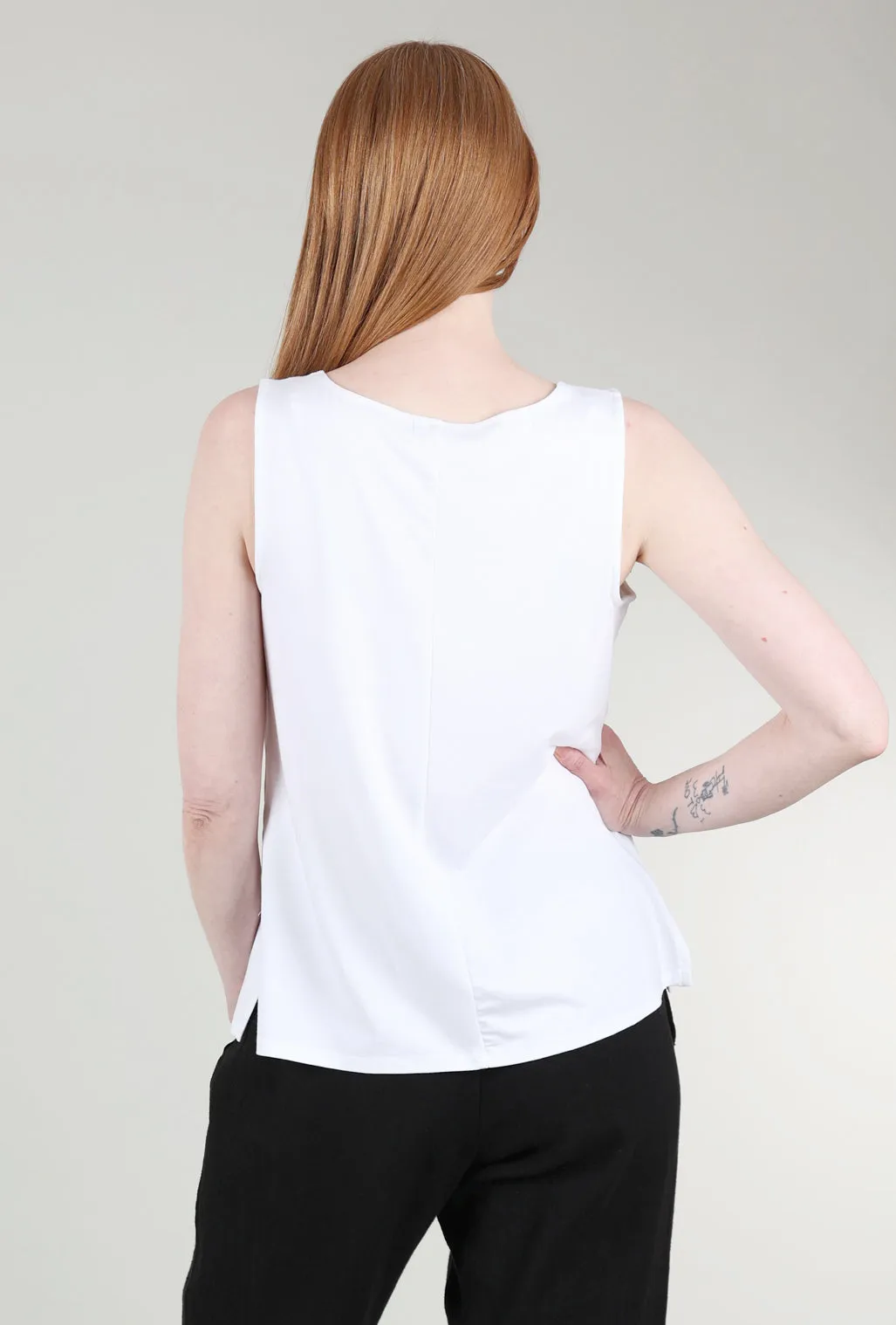 Travel Easy Core Tank, White